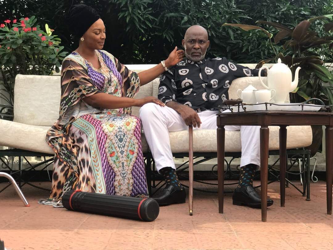 Tina Mba and RMD in a scene from God Calling